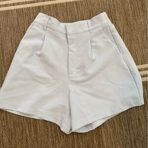 Abercrombie & Fitch Women's High Waist Light Blue Shorts Small